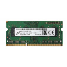 БУ Оперативная память 4 ГБ, DDR3L, для ноутбуков, Micron (1600 МГц, 1.35 В, CL11, MT8KTF51264HZ-1G6N