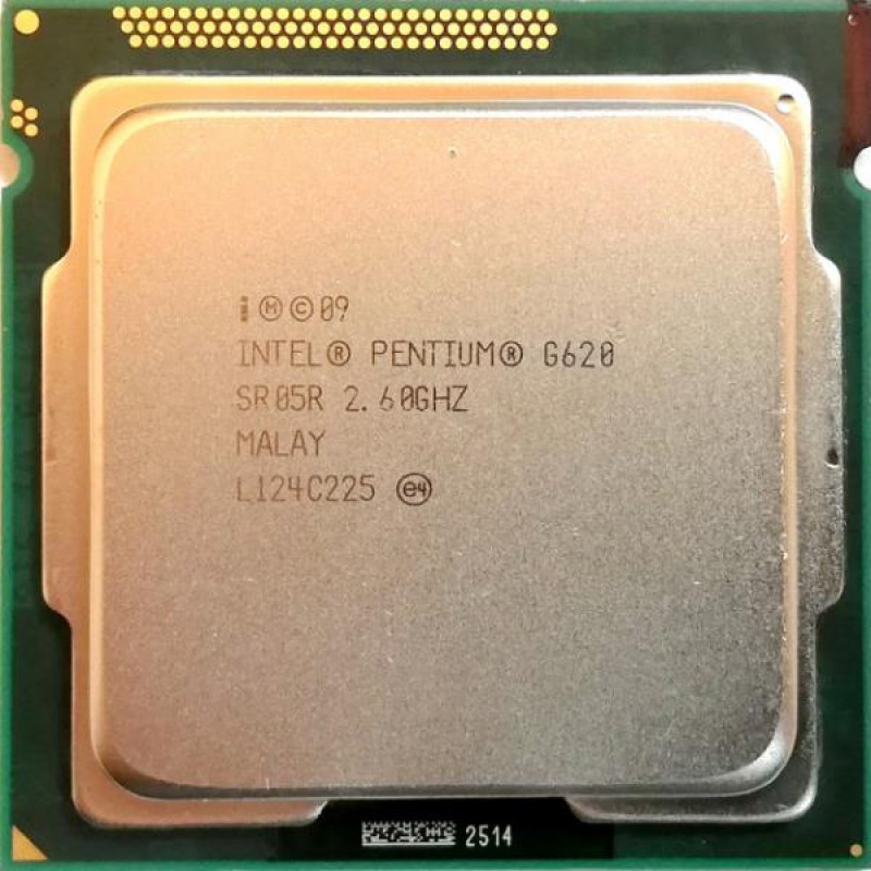 БУ Процесор s1155 Intel Pentium Dual-Core G620, 2,6-2,6 МГц, 2-2 core, Intel HD Graphics, 65W