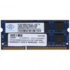 БУ Оперативная память Nanya (SO-DIMM, DDR3, 2Gb, 1600 MHz, NT2GC64B8HC0NS-CG)