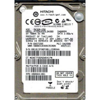 БУ Жорсткий диск 250 ГБ Hitachi (2.5", 5400 об/хв, 8 МБ, SATAII, HTS543225L9A300)