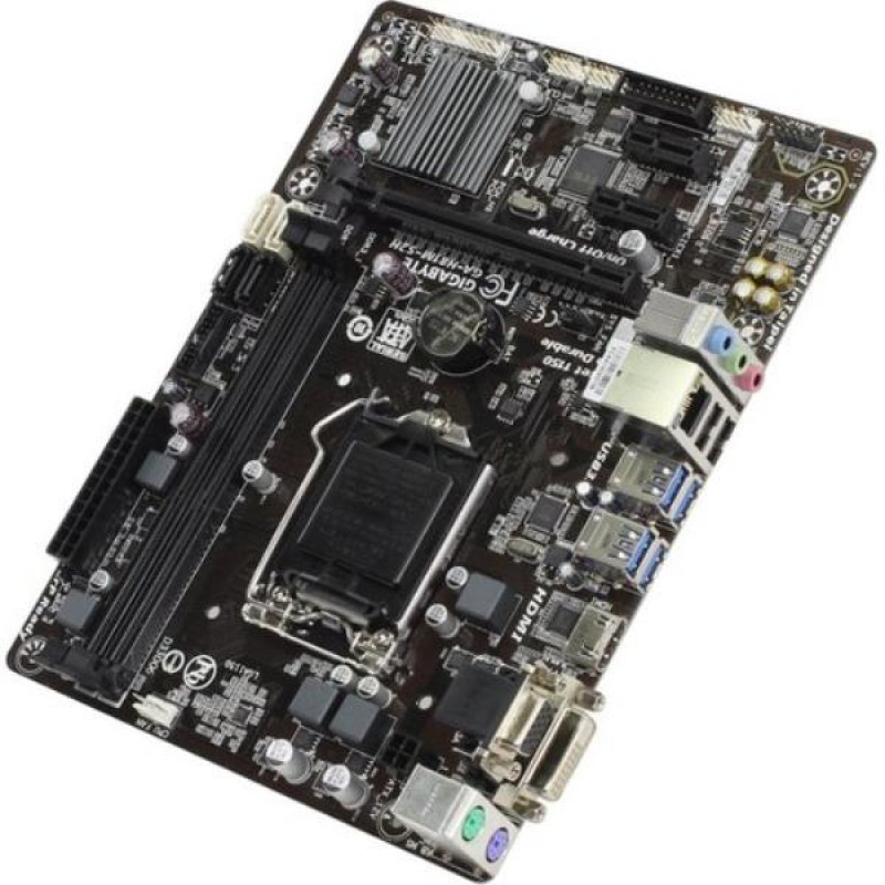 БУ Материнська плата s1150, Gigabyte GA-H81M-S2H (2xDDR3, Intel H81, PCI-Ex16x1, microATX)