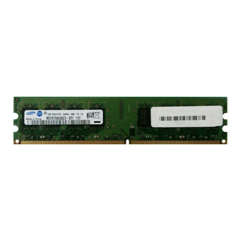БУ Оперативна пам`ять 2 ГБ, DDR2, для ПК, Samsung (800 МГц, 1.8 В, CL6, M378T5663QZ3-CF7)