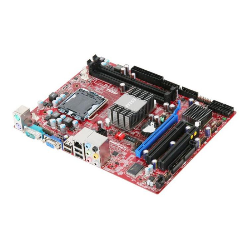 БУ Материнська плата s775, MSI G31TM-P21 (2xDDR2, Intel G31, PCI-Ex16x1, VGA, microATX)