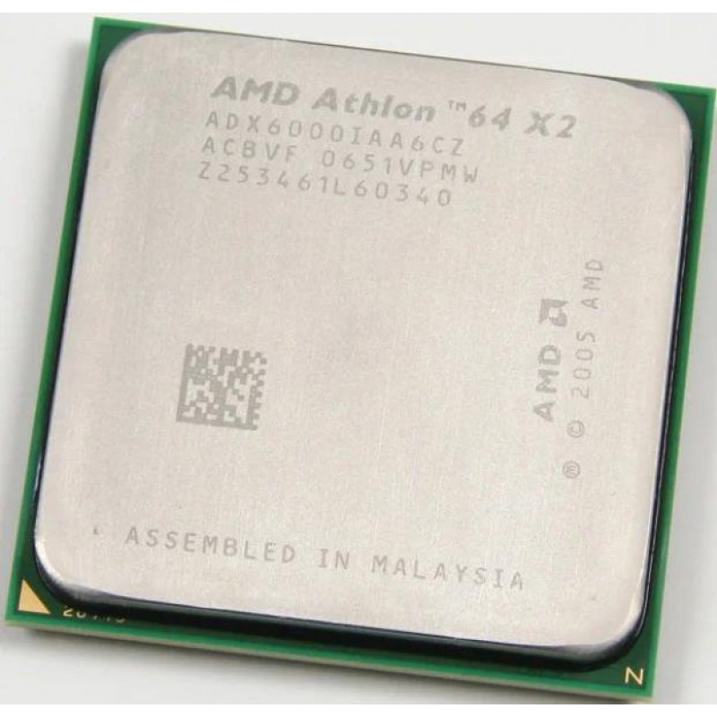 БУ Процесор AMD Athlon 64 X2 6000+ (sAM2/2x3GHz/125 Вт/ADX6000IAA6CZ)