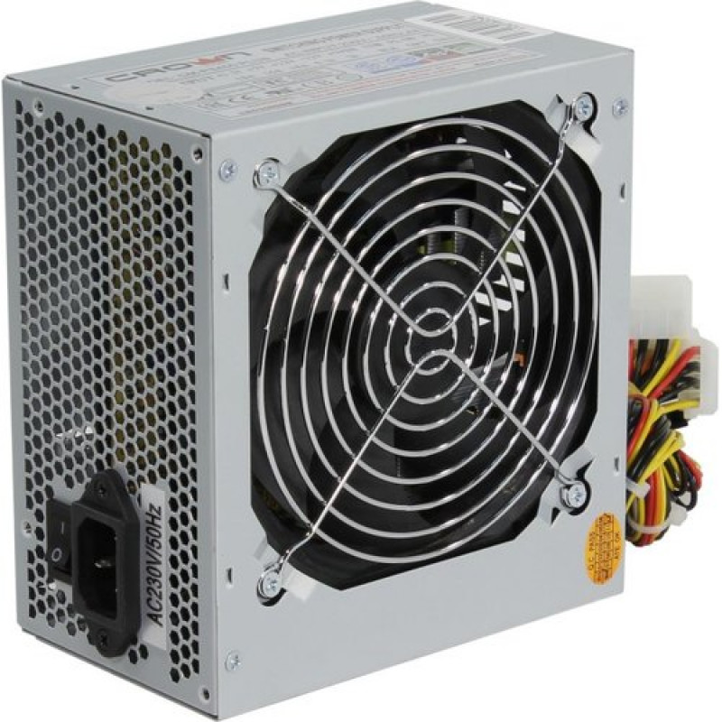 БУ Блок живлення 400 Вт CROWN, 24+4 pin, живлення відеокарти - Ні, 120 мм, ATX, CM-PS400/120