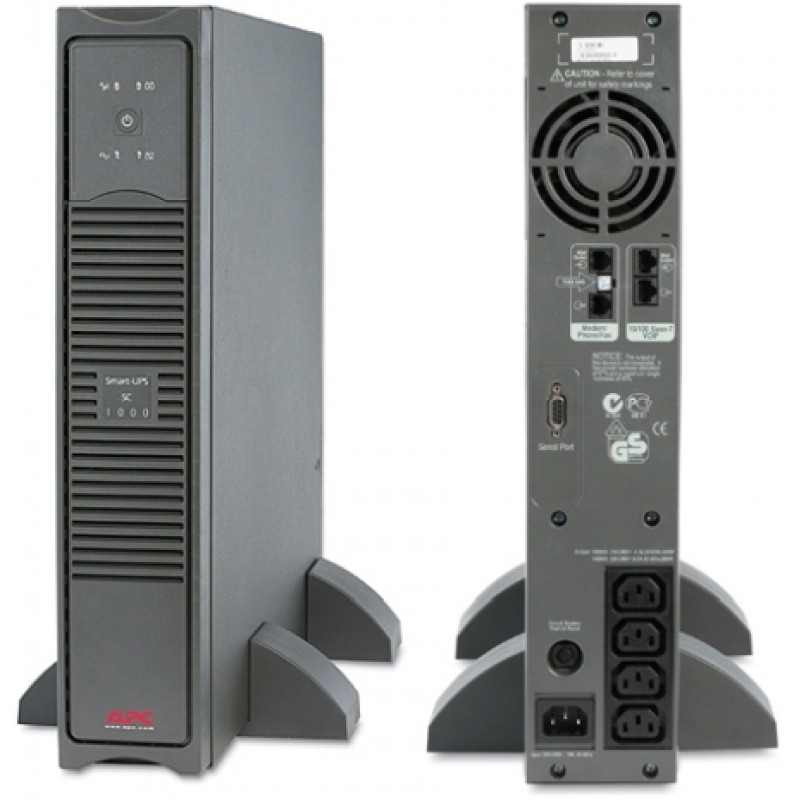 БУ Источник бесперебойного питания (ИБП) APC Smart-UPS SC 1000VA 230V - 2U Rackmount/Tower SC1000
