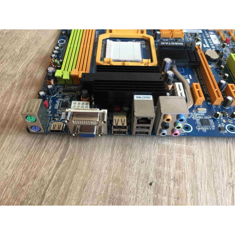 Used Motherboard Biostar TF8200 A2+ (sAM2+, 6xSATA, 4xDDR2, 1*PCI x16, 3*PCI, VGA/DVIHDMI, ATX)