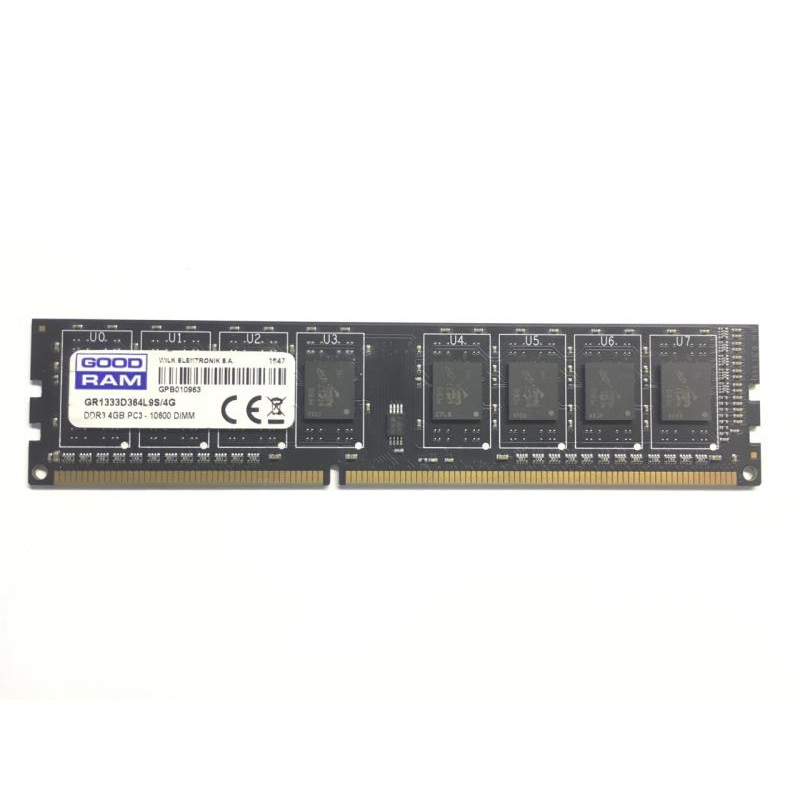 Used RAM 4 GB, DDR3, for PC, Goodram (1333 MHz, 1.5 V, CL9, GR1333D364L9S/4G)