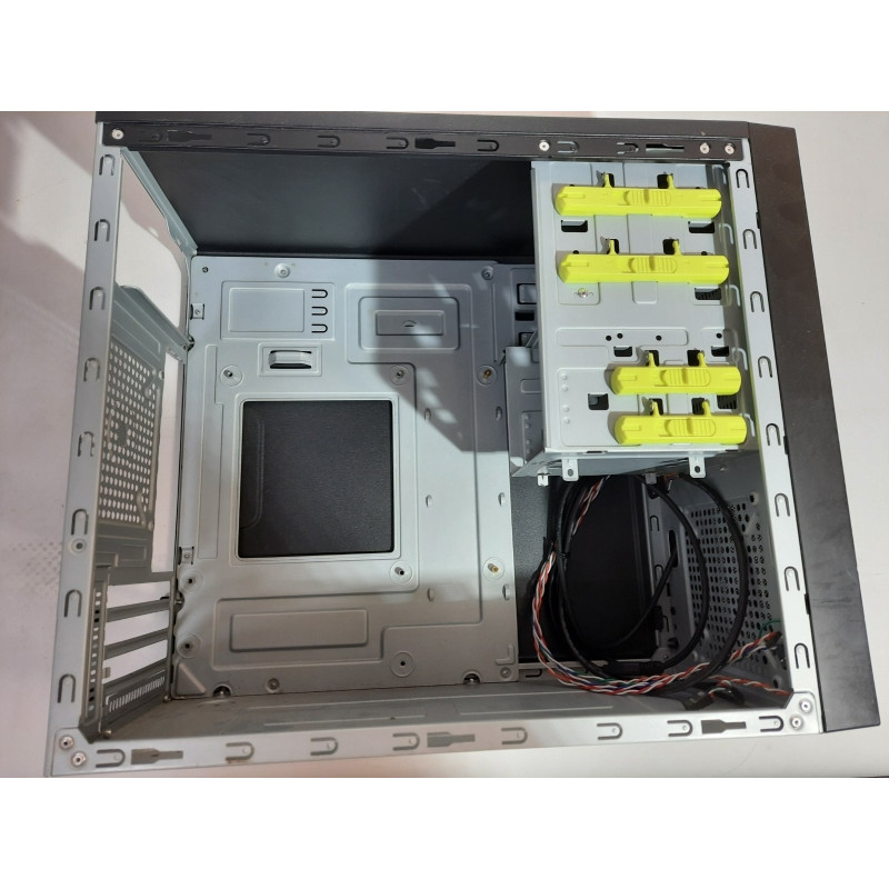 Used Mesh CT-01B case, mATX, without PSU, dimensions: 410x350x180mm; bays: 2x5.25" 2x3.5", top PSU