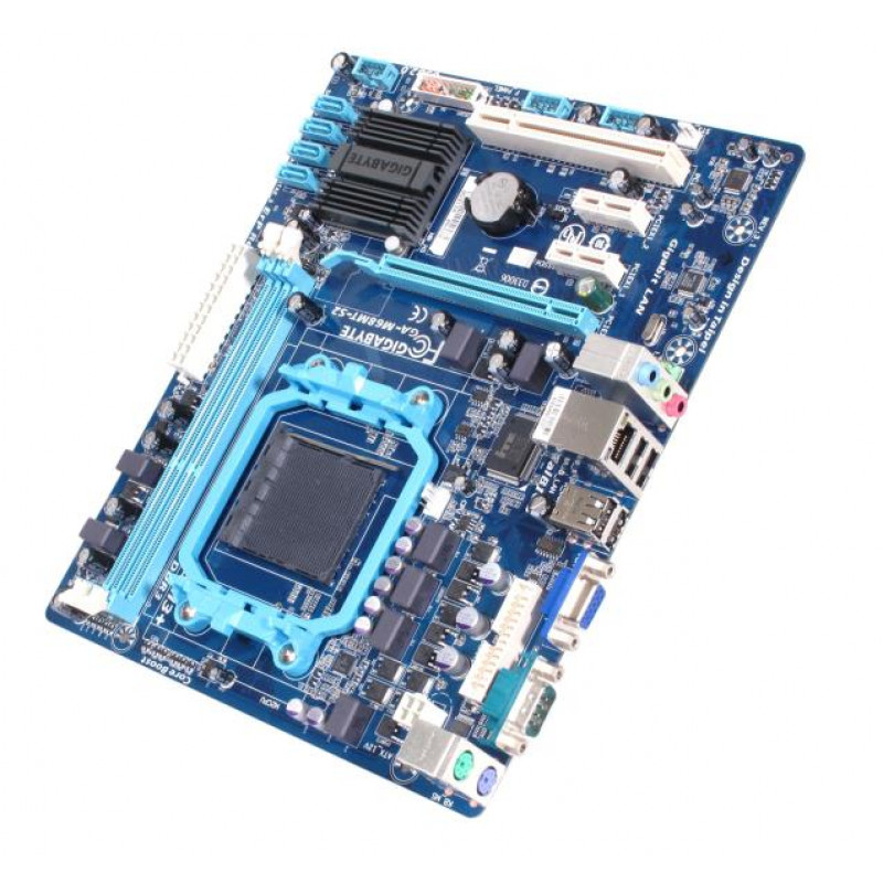 БУ Материнська плата GIGABYTE GA-M68MT-S2T (sAM3+, GeForce7025, 2xDDR3, 4xSATA, mATX) НІ ЗАГЛУШКИ