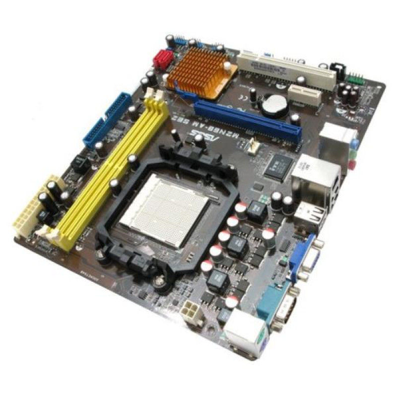 БУ Материнська плата Asus M2N68-AM SE2 (sAM2+, Force 630a, 2xDDR2, 2xSATA, 1xPCI-Ex16) НІ ЗАГЛУШКИ