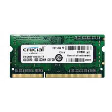 БУ Оперативная память 4 ГБ, DDR3L, для ноутбуков, Crucial (1600 МГц, 1.35 В, CL11, CT51264BF160BJ)