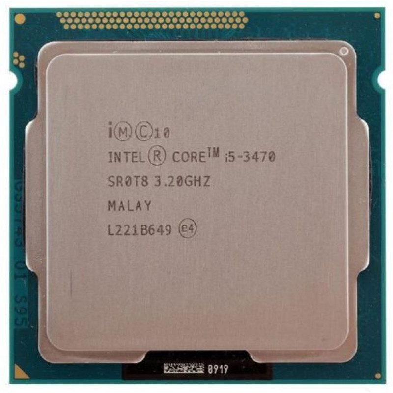 БУ Процесор s1155 Intel Core i5-3470, 3,2-3,6 МГц, 4-4 core, Intel HD Graphics 2500, 77W