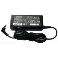 БУ Блок живлення (зарядка) ACER 19V, 4.74A, 90W, 5.5*1.7мм, 3 holes, L-подібний роз`єм, black