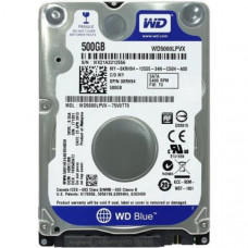 Used Hard drive 500 GB Western Digital (2.5", 5400 rpm, 8 MB, SATAIII, WD5000LPVX)