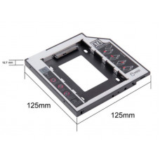 Used Pocket for second HDD/SSD instead of DVD (Optibay Caddy 12.7 mm)