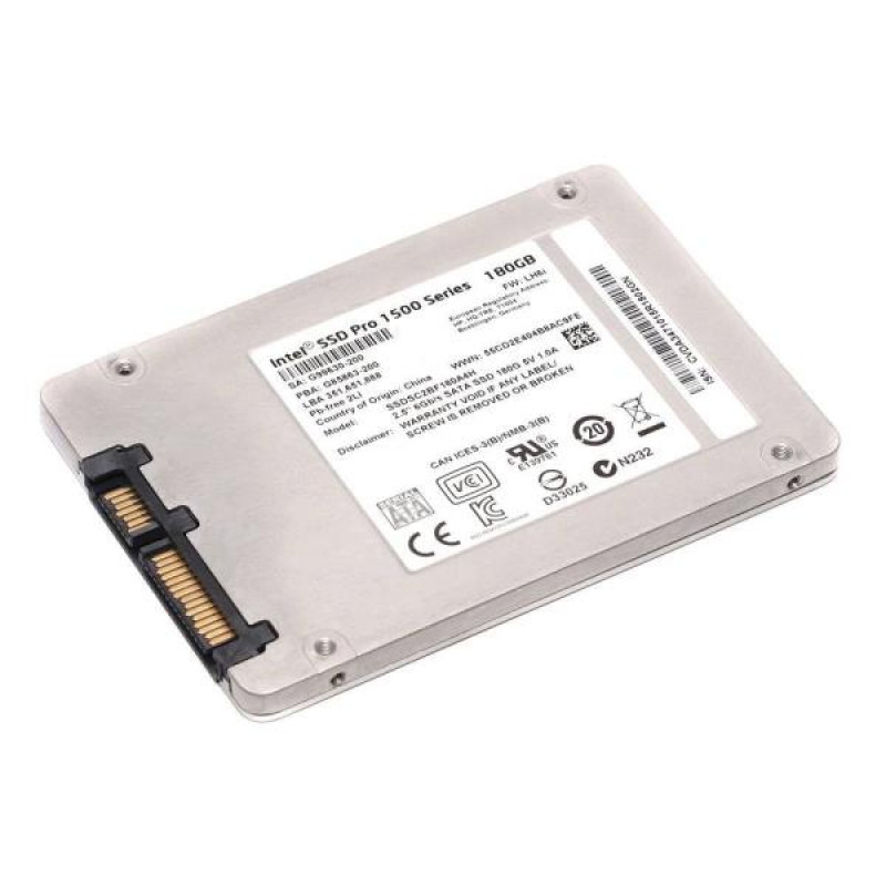 БУ Накопитель SSD Intel Pro 1500 Series 180Gb (2.5", SATA III, 6Gb/s, SSDSC2BF180A4H)