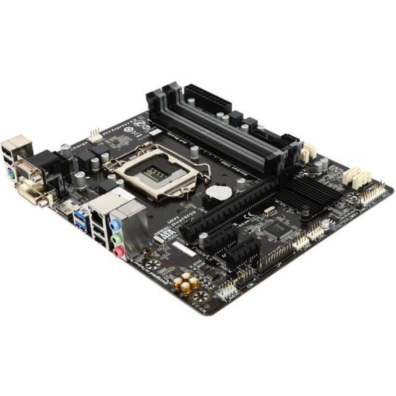 БУ Материнська плата s1150, Gigabyte GA-B85M-DS3H (4xDDR3, Intel B85, PCI-Ex16x1, VGA, DVI, HDMI, mi