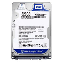 Used Hard drive 320 GB Western Digital (2.5", 5400 rpm, 8 MB, SATAII, WD3200BEVT)