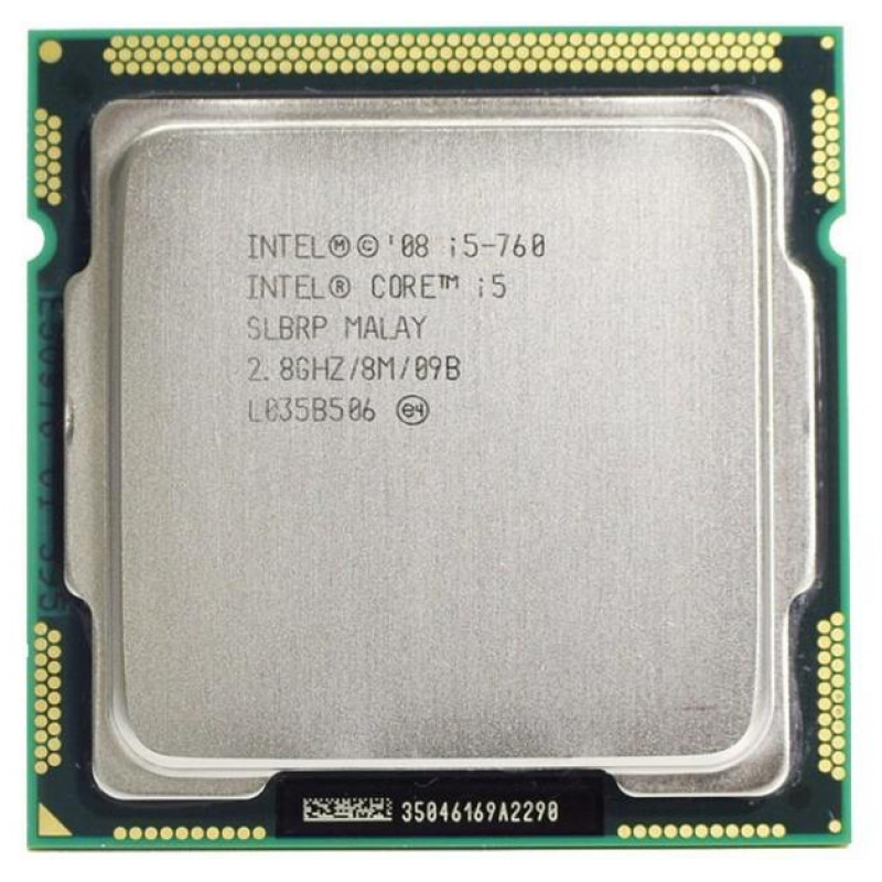 БУ Процесор s1156 Intel Core i5-760, 2,8-3,33 МГц, 4-4 core, Ні, 95W