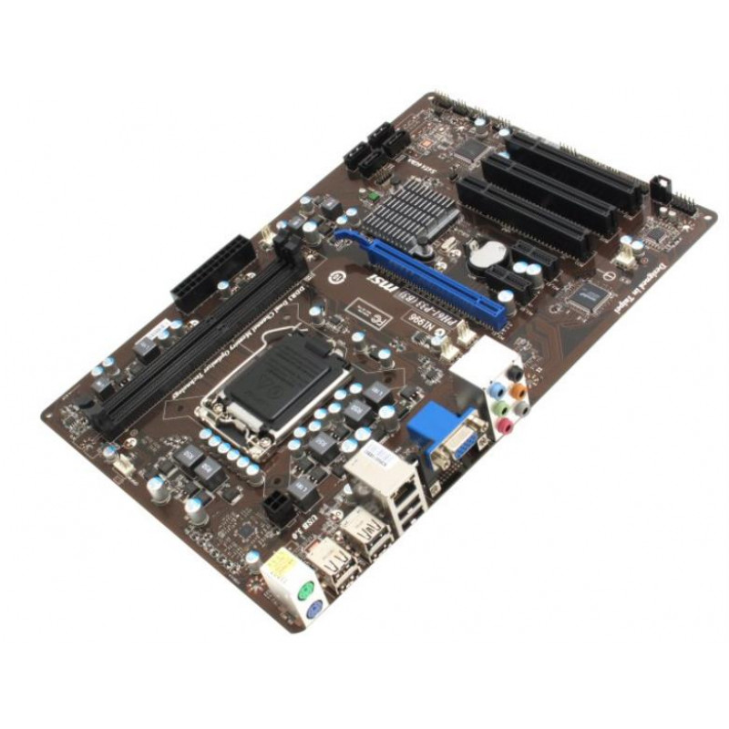БУ Материнська плата MSI PH61-P33 (B3) (Socket 1155, 4xSATA, 2xDDR3, VGA, ATX)