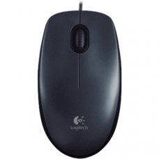 Logitech M100 USB Grey Wired Mouse (810-002141)