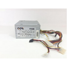 БУ Блок питания 450 Вт QORI, 24+4 pin, питание видеокарты - Нет, 120 мм, ATX, QORI_450W