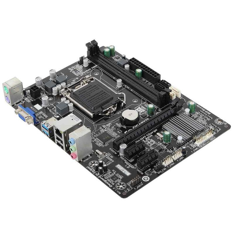 БУ Материнська плата Gigabyte GA-H81M-S1 (LGA1150, Intel H81, 4xSATA, PCI-Ex16, 2xPCI-Ex1, mATX)