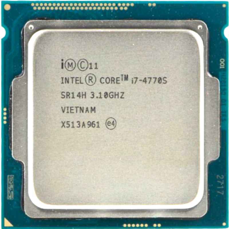 БУ Процесор Intel Core i7-4770S (S1150/4x3.1GHz/5GT/s/8MB/65 Вт/BX80646I74770S)
