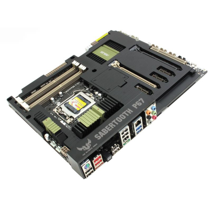 БУ Материнская плата Asus SABERTOOTH P67 (s1155, Intel P67, 8xSATA, 4xDDR3, 2xPCI-Ex16, PCI, ATX)