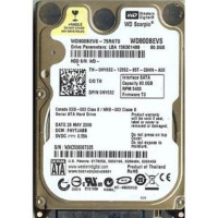 БУ Жорсткий диск 80 ГБ Western Digital (2.5", 5400 об/хв, 8 МБ, SATAII, WD800BEVS)