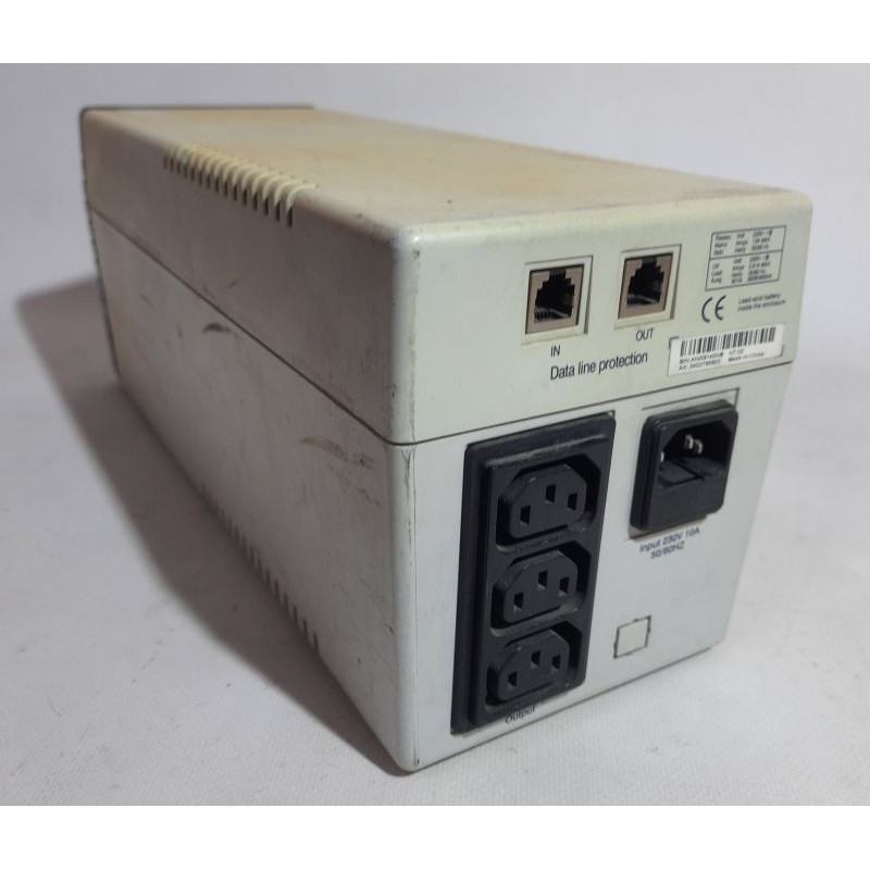 БУ Лінійно-інтерактивний ДБЖ MGE NOVA 600 AVR (600 ВА / 360 Вт, 160-275 В) без АКБ