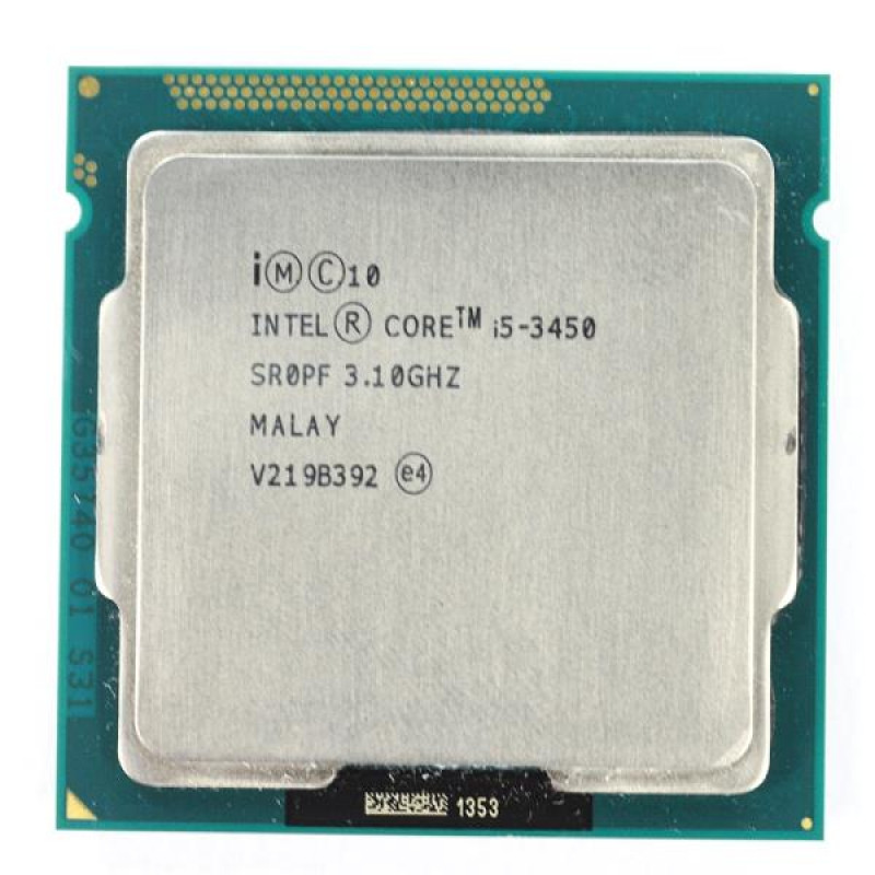 БУ Процесор s1155 Intel Core i5-3450, 3,1-3,5 МГц, 4-4 core, Intel HD Graphics 2500, 77W