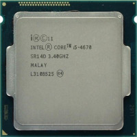 БУ Процесор s1150 Intel Core i5-4670, 3,4-3,8 МГц, 4-4 core, Intel HD Graphics 4600, 84W