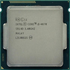 БУ Процесор s1150 Intel Core i5-4670, 3,4-3,8 МГц, 4-4 core, Intel HD Graphics 4600, 84W