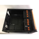 Used ATX Case XIGMATEK Asgard II, Midi-Tower, without PSU, black and orange (CPC-T45UE-E51)