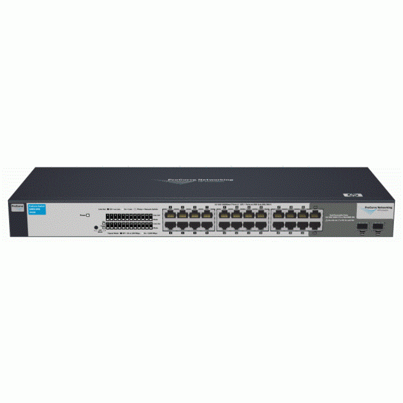 БУ Коммутатор HP ProCurve 1800-24G (24 x Gigabit, 2 x combo Gigabit/SFP)