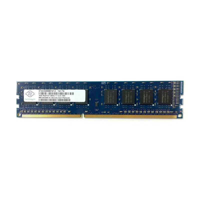 БУ Оперативная память 4 ГБ, DDR3, для ПК, Nanya (1600 МГц, 1.5 В, CL11, NT4GC64B88B1NF-DI)