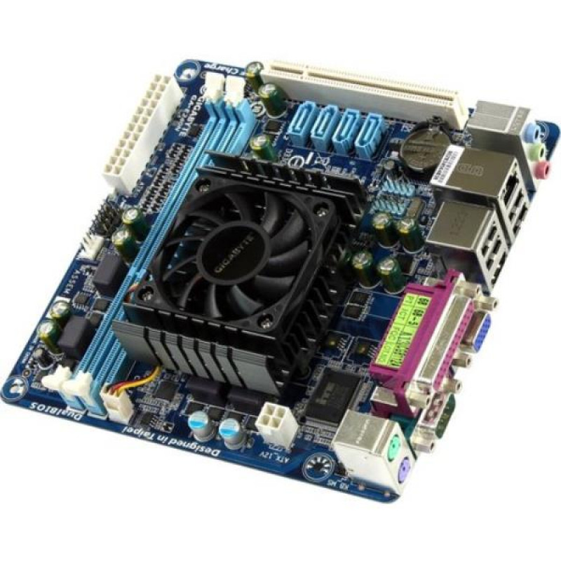 БУ Материнская плата Gigabyte GA-E240N (AMD E-240, 2 x DDR3, 2xSATA, 1xPCI-Ex16, MiniITX)
