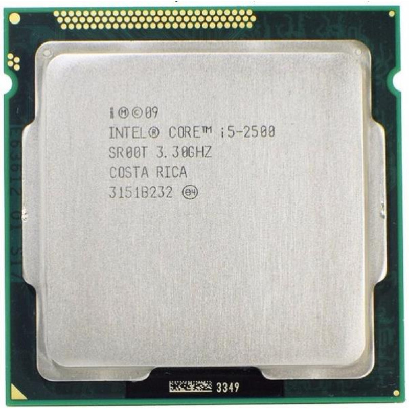 БУ Процесор s1155 Intel Core i5-2500, 2,7-3,3 МГц, 4-4 core, Intel HD Graphics 2000, 95W