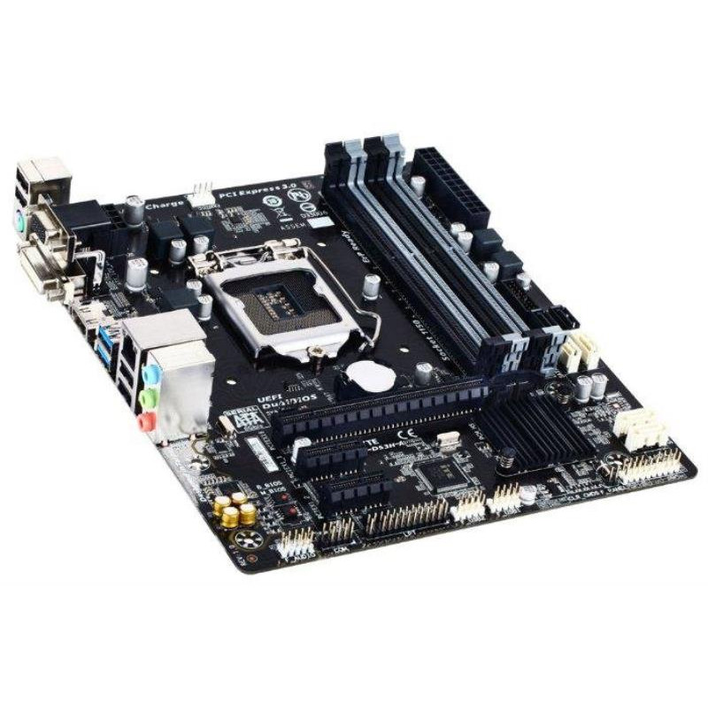 БУ Материнська плата s1150, Gigabyte GA-B85M-DS3H-A (4xDDR3, Intel B85, PCI-Ex16x1, VGA, DVI, HDMI,