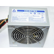 БУ Блок питания 370 Вт Chieftec, 24+4 pin, питание видеокарты - Нет, 120 мм, ATX, CFT-370-P12S