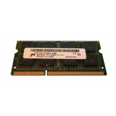 БУ Оперативная память 4 ГБ, DDR3, для ноутбуков, Micron (1600 МГц, 1.5 В, CL11, MT16JTF51264HZ-1G6M1