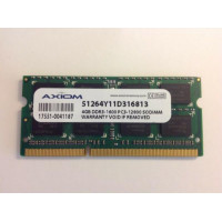 БУ Оперативная память 4 ГБ, DDR3, для ноутбуков, Axiom (1600 МГц, 1.5 В, CL11, 51264Y11D316813)