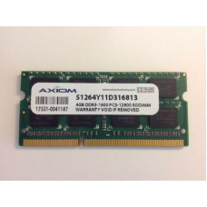 Used RAM 4 GB, DDR3, for laptops, Axiom (1600 MHz, 1.5 V, CL11, 51264Y11D316813)