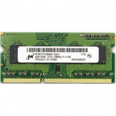 БУ Оперативная память Micron (SO-DIMM, DDR3L, 4Gb, 1600MHz, MT8KTF51264HZ-1G6J1)