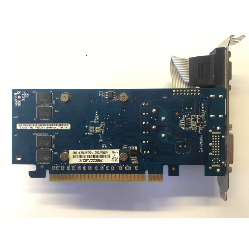 ASUS GeForce 210 Graphics Card (1 GB, GDDR3, 64 bit, 589/1200 MHz, VGA, DVI, HDMI, EN210 SILENT/DI/1