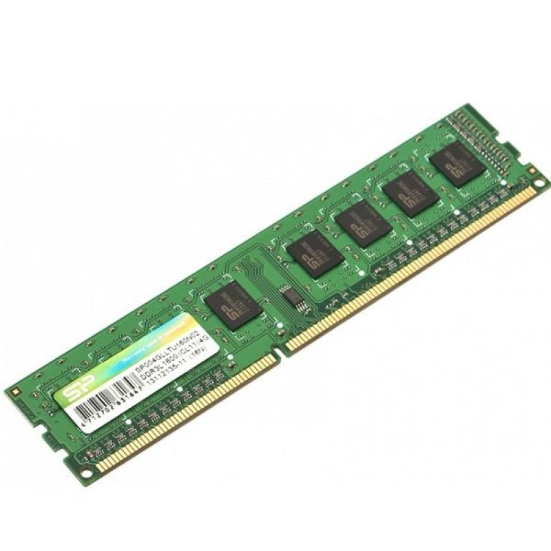Silicon Power RAM (DIMM, DDR3L, 4Gb, 1600MHz, SP004GLLTU160N02)