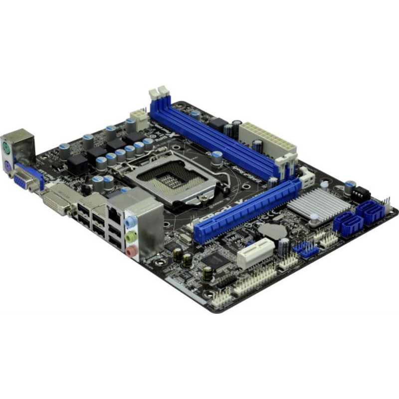 ASRock H61M-DGS Motherboard (s1155, Intel H61, 2xDDR3, 4xSATA, VGA/DVI, MicroATX)