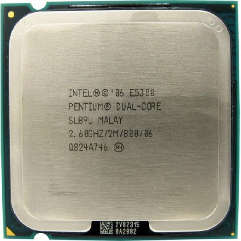 БУ Процесор Intel Pentium Dual Core E5300 (S775/2x2.6GHz/2MB/65 Вт/BX80571E5300)